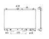 NRF 53705 Radiator, engine cooling